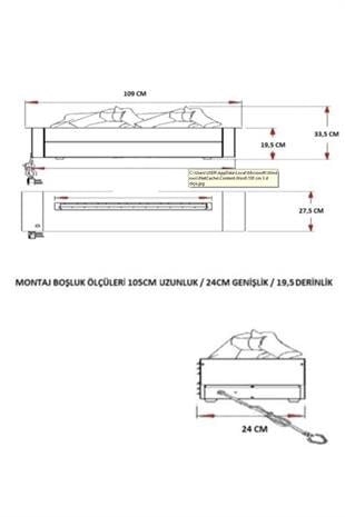 100 Cm 3D Electric Fireplace