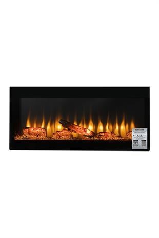 Korcam 100 Wall Mounted Electric Fireplace Insert without Heater