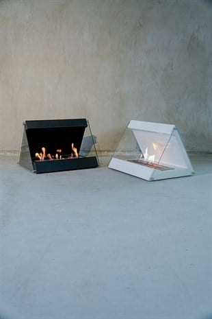 Korflame Angi Beyaz Bioetanol Şömine