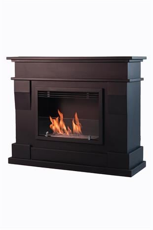 Korflame Legno Siyah Bioetanol Şömine