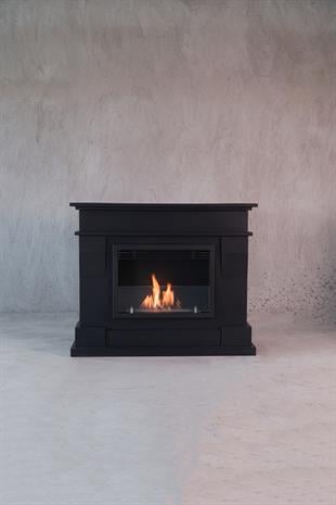 Korflame Legno Siyah Bioetanol Şömine