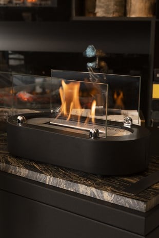 Korflame Notte Black Fireplace