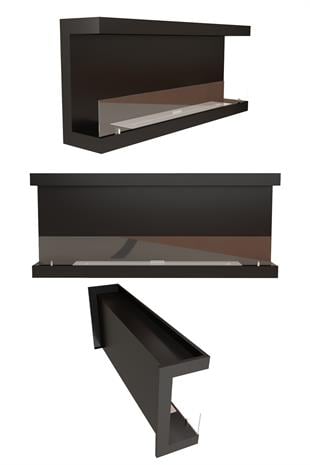 Korflame 130cm U Tipi Bioetanol Şömine