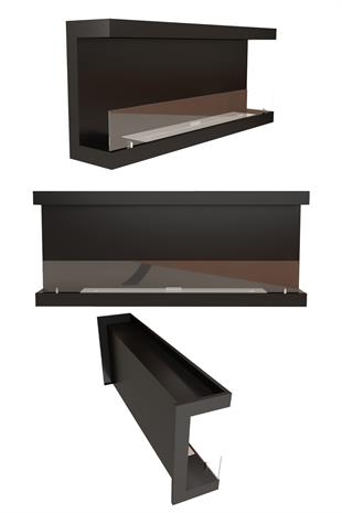 Korflame 200cm U Tipi Bioetanol Şömine