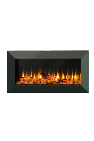 Kormet 100 S - Wall Mounted Electric Fireplace Insert with Heater