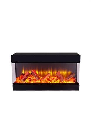 Korvista - 100 cm Three Open Electric Fireplace
