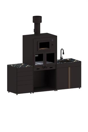 250cm Pure Bahçe Mutfak Seti - 3105 - 3 Modül