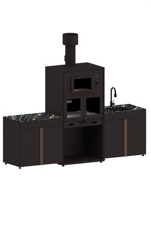 285cm Pure Bahçe Mutfak Seti - 3101 - 3 Modül