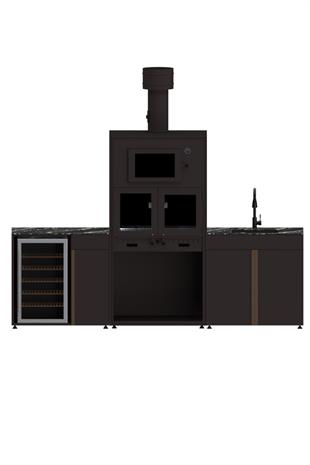 285cm Pure Bahçe Mutfak Seti - 3103 - 3 Modül