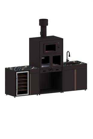 285cm Pure Bahçe Mutfak Seti - 3103 - 3 Modül