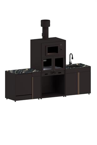 285cm Pure Bahçe Mutfak Seti - 3104 - 3 Modül