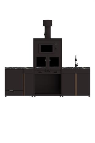 285cm Pure Bahçe Mutfak Seti - 3104 - 3 Modül