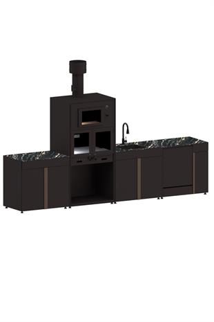 380cm Pure Bahçe Mutfak Seti - 4103 - 4 Modül