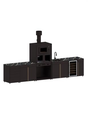 440cm Pure Bahçe Mutfak Seti - 5104 - 5 Modül