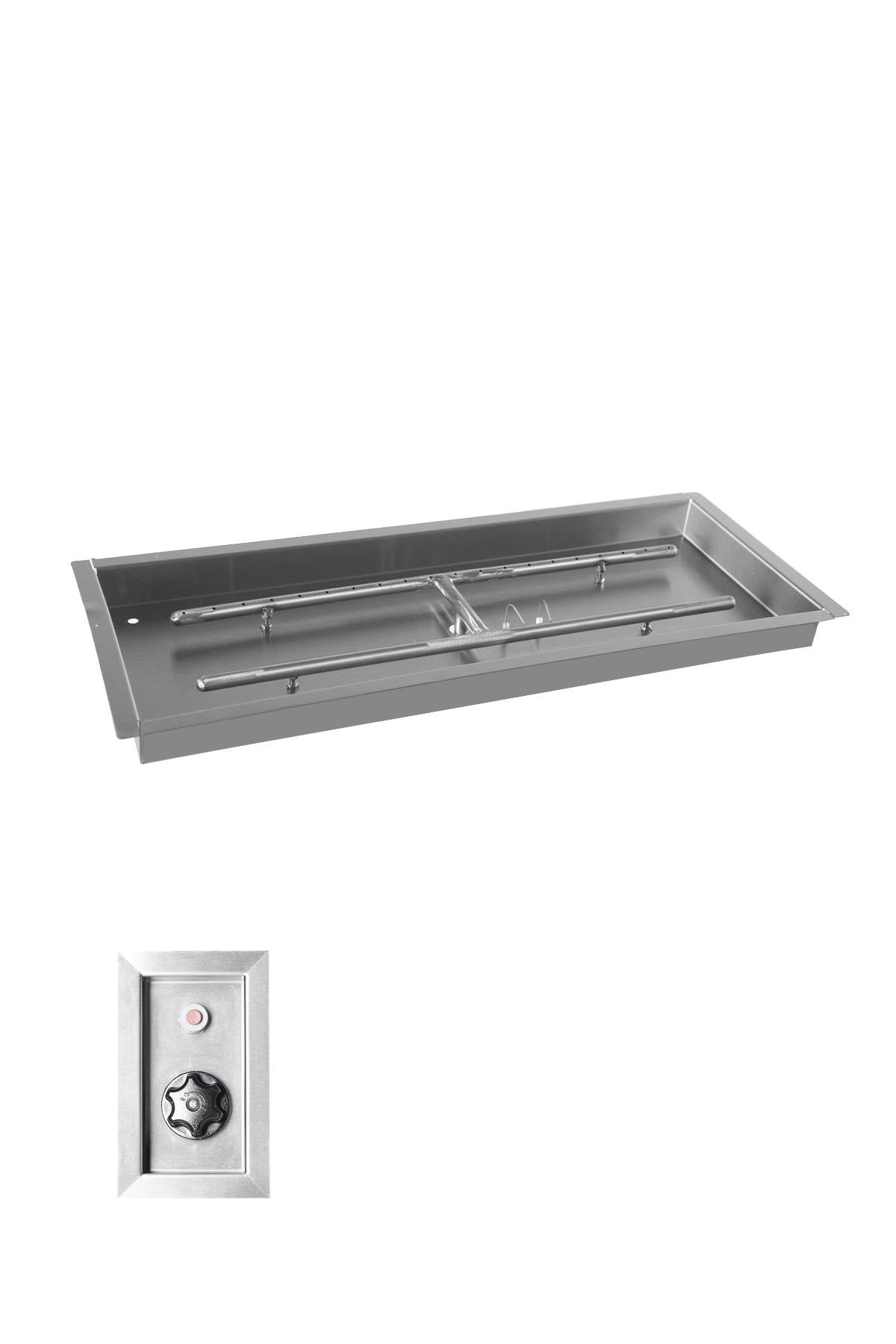 Korflame 75 Cm Dikdörtgen Lpg Gazlı Brülör