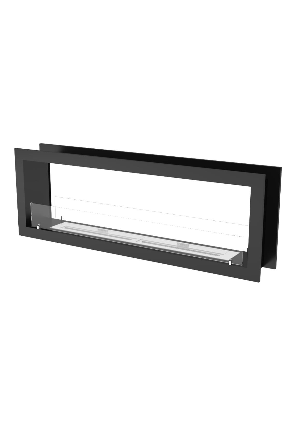 Korflame Çift Taraflı 160 Cm Bioetanol Şömine