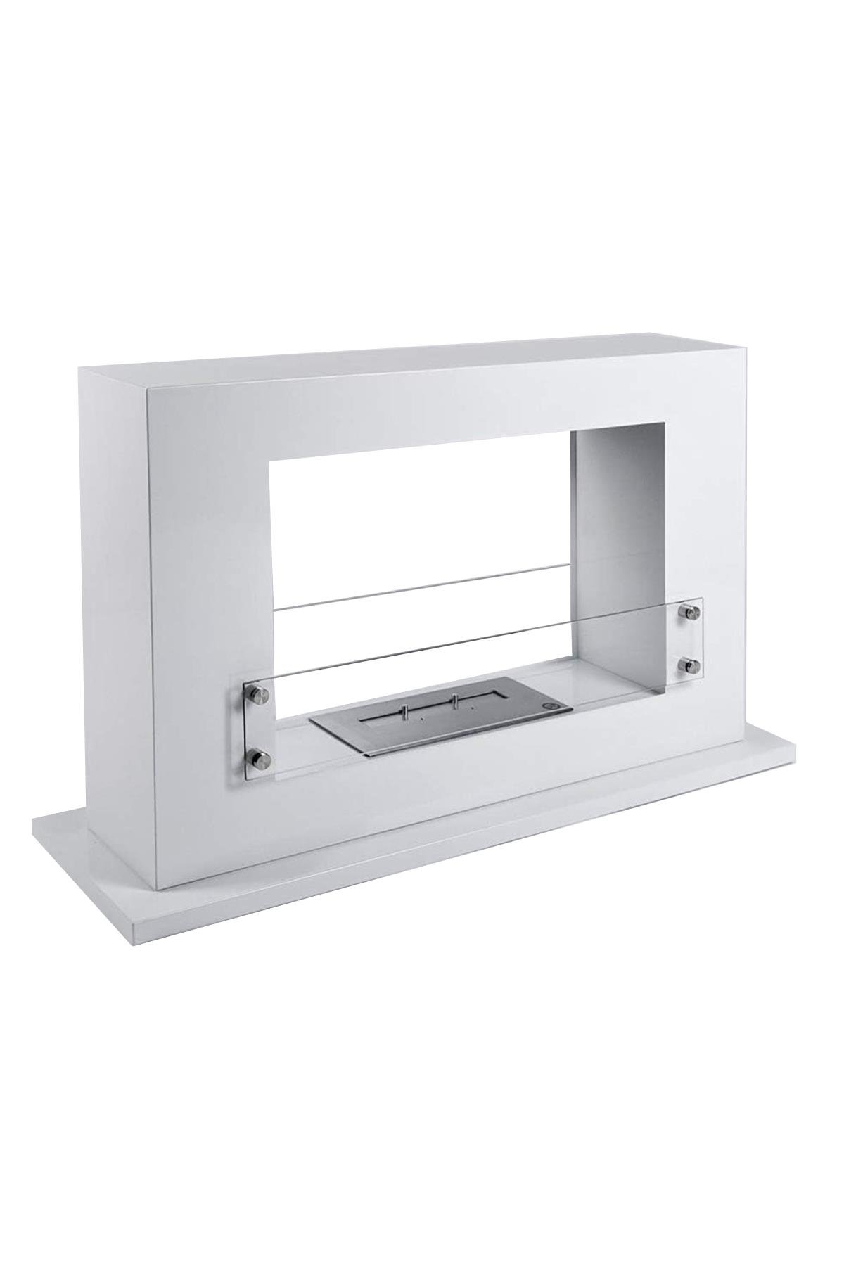 Korflame Supporto White Fireplace