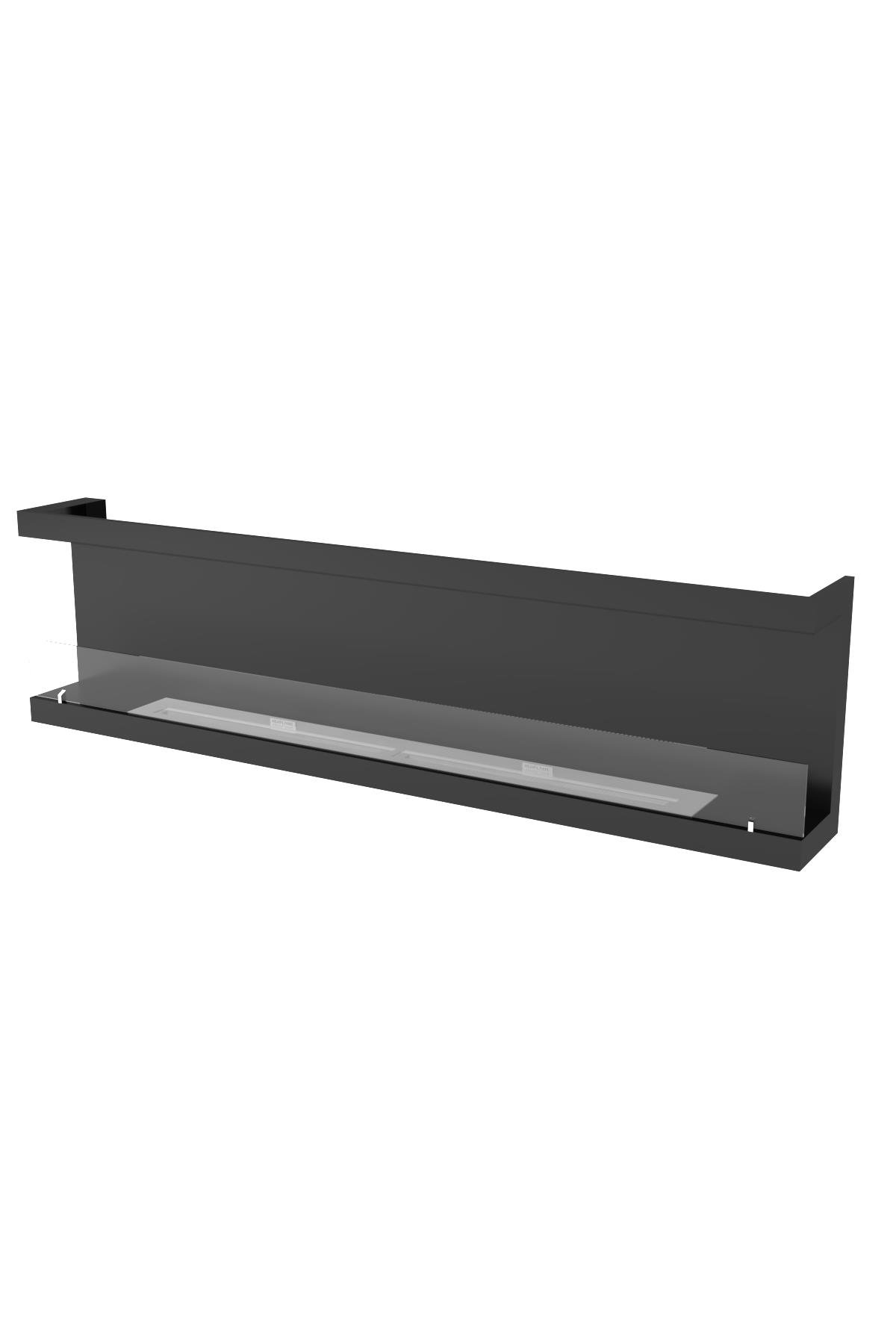 Korflame U Tipi 200 Cm Bioetanol Şömine