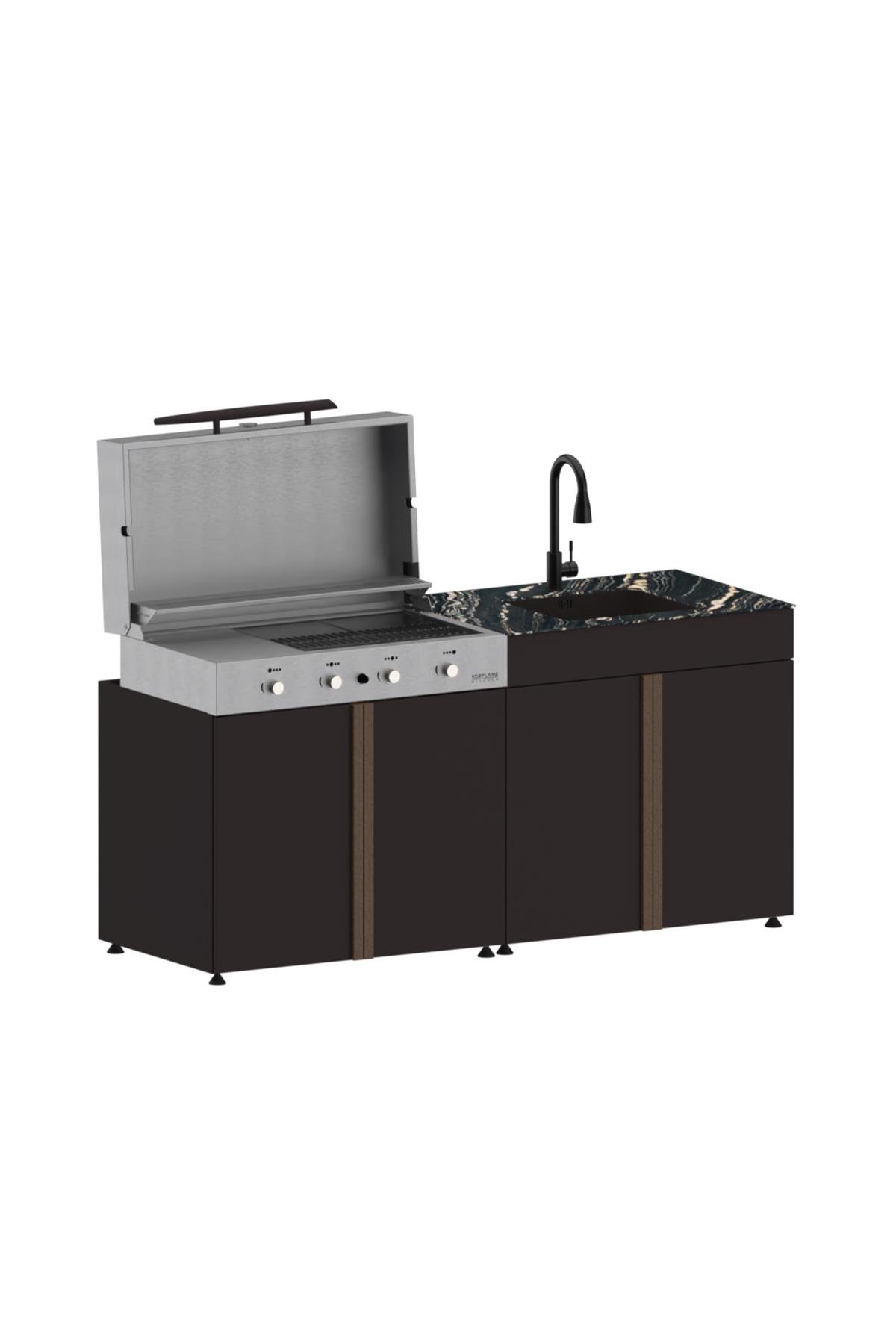 190cm Pure Bahçe Mutfak Seti - 2002 - 2 Modül