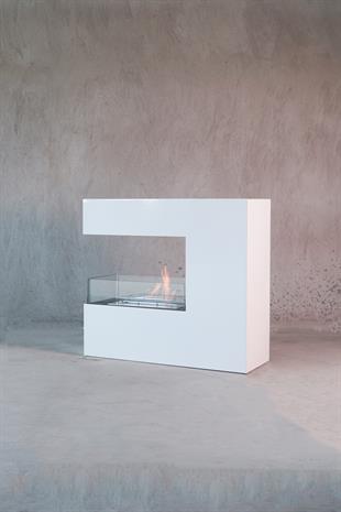 Korflame Cavaletto White Fireplace