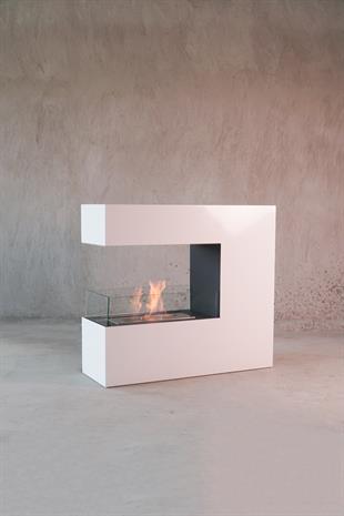 Korflame Cavaletto White Fireplace