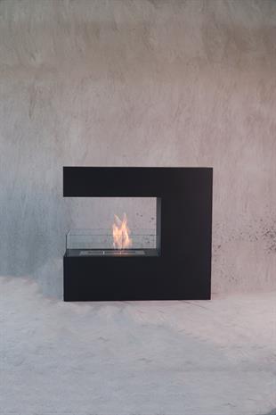 Korflame Cavaletto Black Fireplace