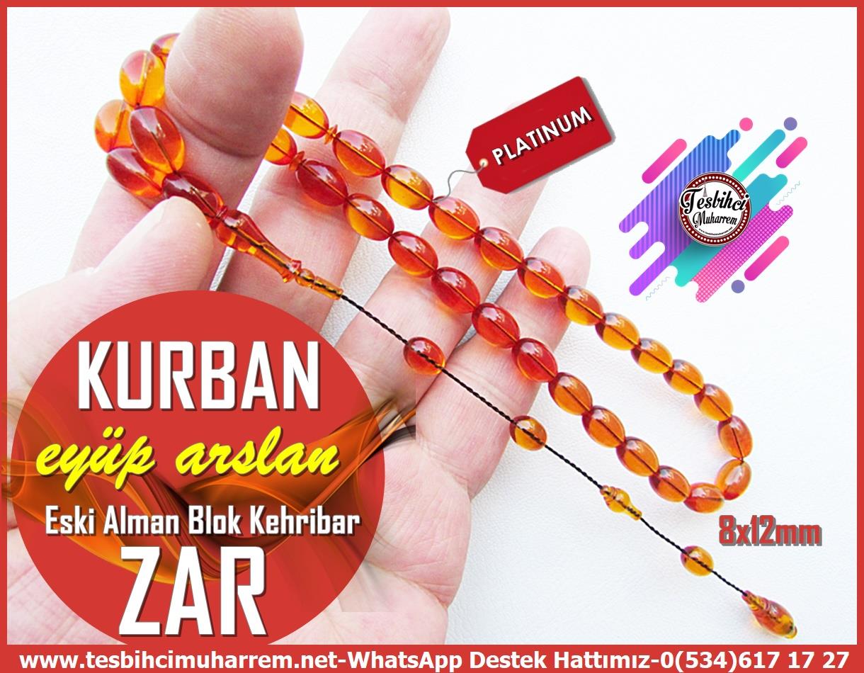 Zar Kehribar TesbihTM13831Eyüp Arslan Usta El İşçiliği Tespih | Zar Kehribar, Eski Alman, Beyzi Kesim, Çay Rengi – “Kurban” TesbihTespih Zar Kehribar l Eski Alman Beyzi Çay Rengi Kurban Tesbih