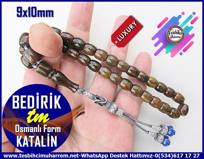 Katalin Ve Bağa TesbihlerTM12365Fıçı Kesim Gümüş Kazaziyeli Osmanlı Form Katalin Tesbih Bedirik Fıçı Kesim Gümüş Kazaziyeli Osmanlı Form Katalin Tesbih Bedirik 