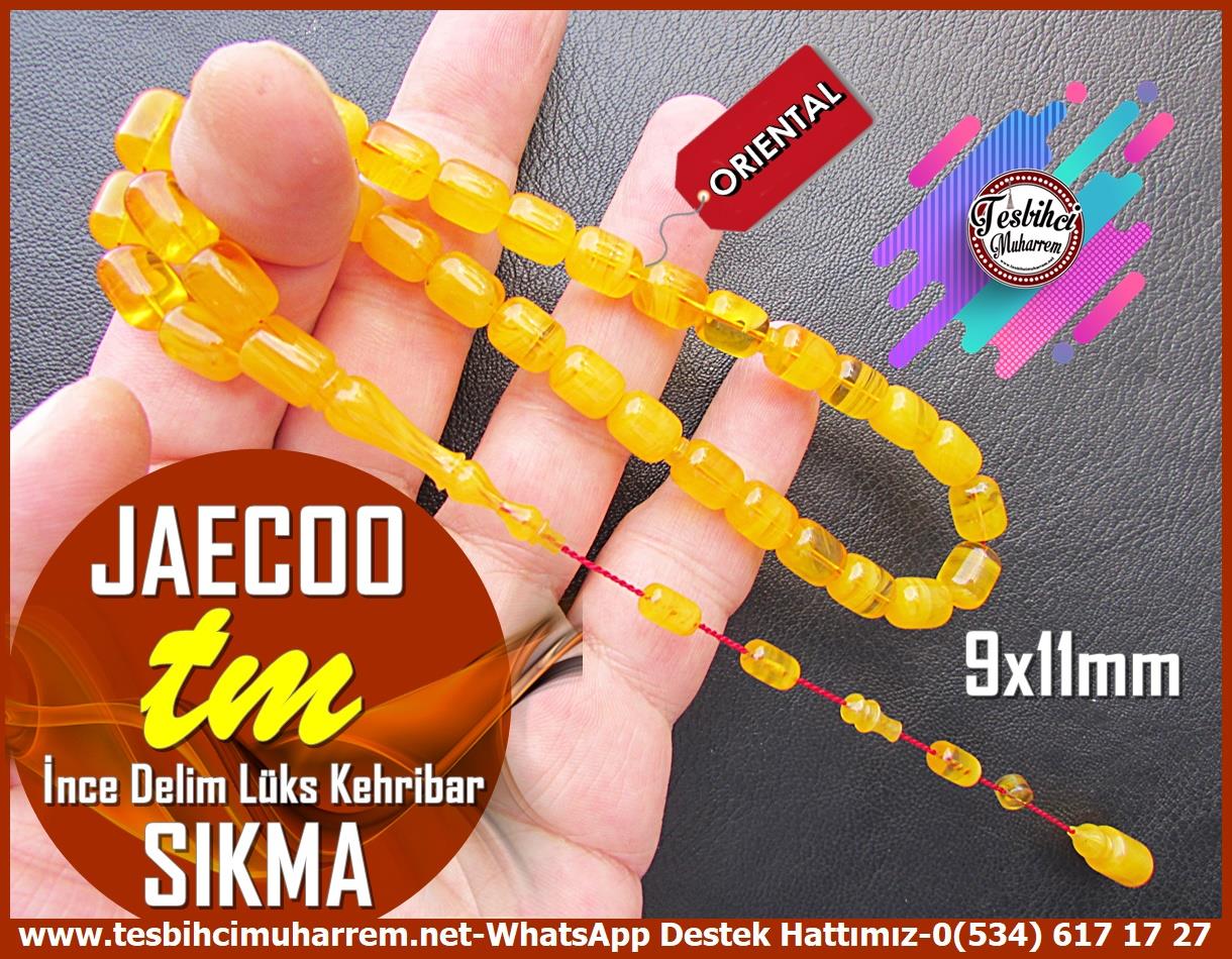 Hareli Damarlı Sarı Kehribar TesbihlerTM13387Mehmet Barlak Usta El İşçiliği Tespih | Sıkma Kehribar, Kapsül Kesim, Sarı Damarlı, İnce Delim 
