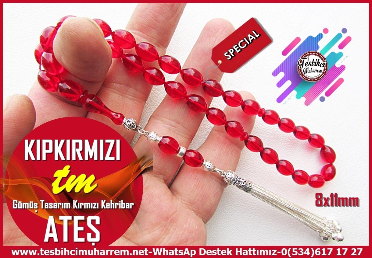 Ateş Kırmızı Ton TesbihlerTM14075Muharrem Karaoğlu Usta Dizayn Kıpkırmızı Ateş Kehribar Tespih – Kırmızı Renk, İpek Gümüş Tasarım, Beyzi Kesim El Yapımı Koleksiyonluk TespihMuharrem Karaoğlu Usta Dizayn Kıpkırmızı Ateş Kehribar Tespih – Kırmızı Renk, İpek Gümüş Tasarım, Beyzi Kesim El Yapımı Koleksiyonluk Tespih