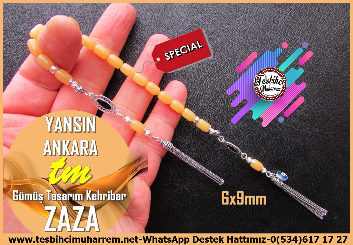 Kehribar Zaza Sallama TesbihlerTM14152Muharrem Karaoğlu Usta İşçilikli Tespih Zaza Sallama Sıkma Kehribar I Özel Mine Gümüş Püsküllü Yansın Ankara Tesbih Tespih Zaza Sallama Sıkma Kehribar  I Özel Mine Gümüş Püsküllü Yansın Ankara Tesbih