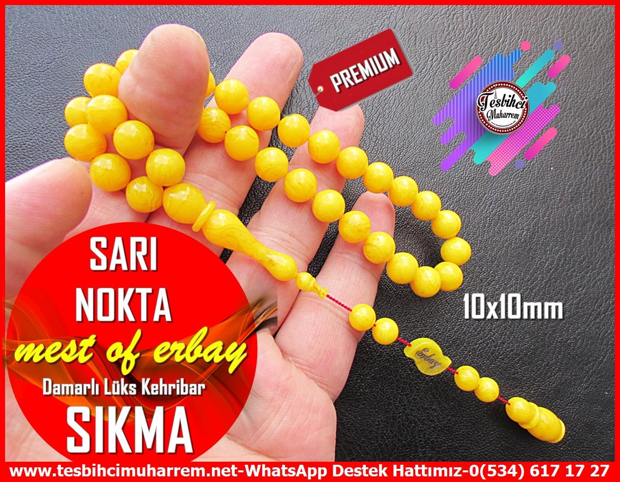 Hareli Damarlı Sarı Kehribar TesbihlerTM13381Mustafa Erbay Usta El İşçiliği Tespih | Lüks Sıkma Kehribar, Premium Çalışma, Sarı Damarlı Küre Kesim 