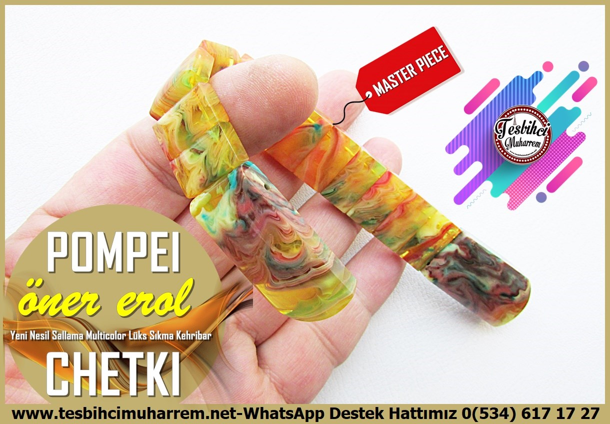 Zaza Selçuklu Sallaması TesbihlerTM14878Öner Erol Usta İmzalı Multicolor Chetki Lüks Sıkma Kehribar Tesbih I Yeni Nesil Sallama Türkiye'de İlk Defa Pompei Tesbih  Multicolor Chetki Lüks Sıkma Kehribar Tesbih I Yeni Nesil Sallama Türkiye'de İlk Defa Pompei Tesbih 