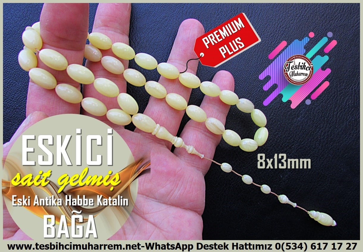 Katalin Ve Bağa TesbihlerTM14886Sait Gelmiş Usta İşçilikli Orjinal Antika Habbe Miskevi Bağa/Katalin Tesbih I Beyzi Premium Çalışma Eskici Tesbih Orjinal Antika Habbe Miskevi Bağa/Katalin Tesbih I Beyzi Premium Çalışma Eskici Tesbih
