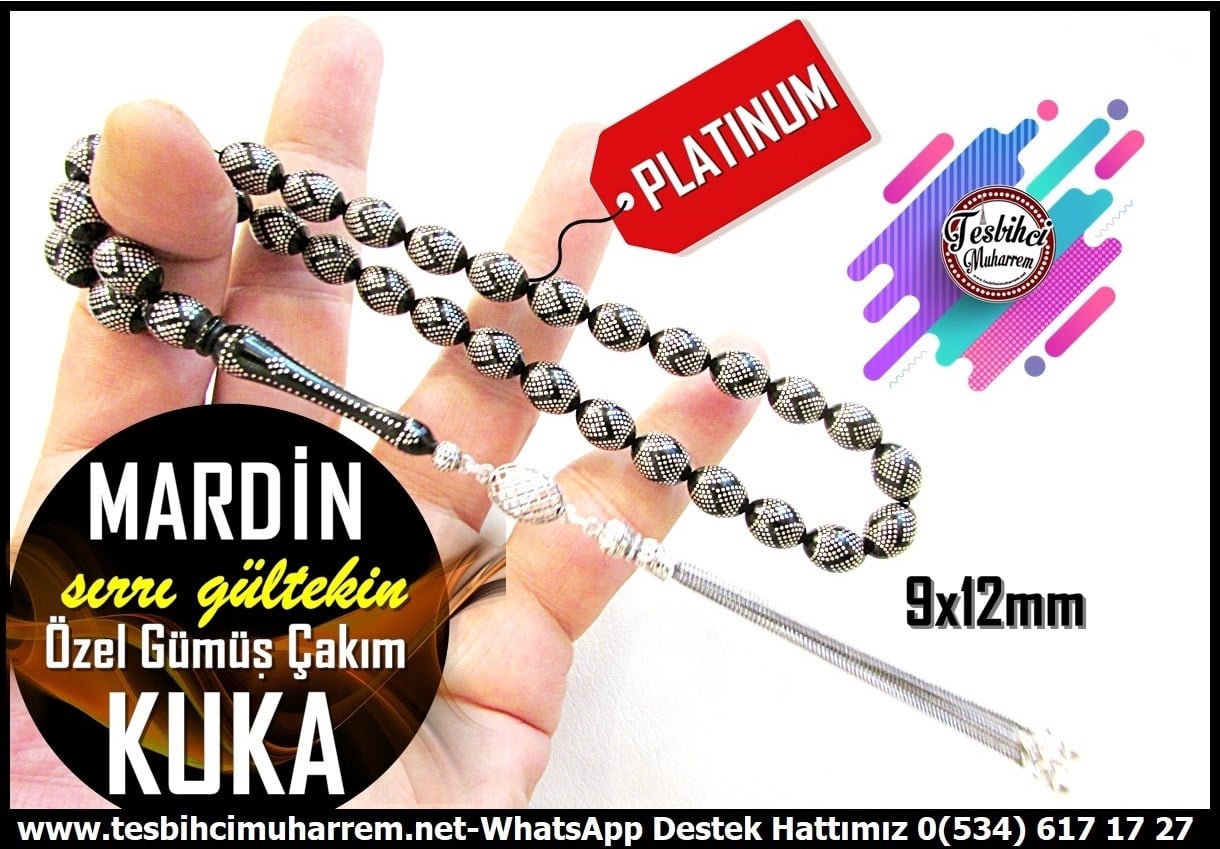 Kuka Ağacı TesbihlerTM14514Sırrı Gültekin Usta İşçilikli Kuka Tesbih I Gümüş Çakım İpek Gümüş Püsküllü Mardin TesbihSırrı Gültekin Usta İşçilikli Kuka Tesbih I Gümüş Çakım İpek Gümüş Püsküllü Mardin Tesbih