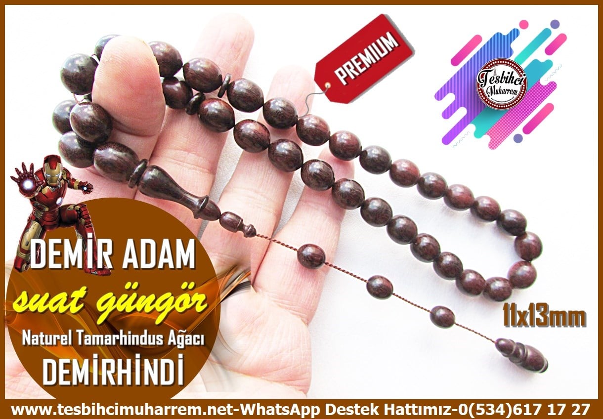 Demir Ağacı TesbihlerTM14243Suat Güngör Usta El iŞçiliği Doğal Demirhindi Ağacı Tespih I Profesyonel Çalışma Kolleksiyonluk Demir Adam Tesbih Doğal Demirhindi Ağacı Tespih I Profesyonel Çalışma Kolleksiyonluk Demir Adam Tesbih