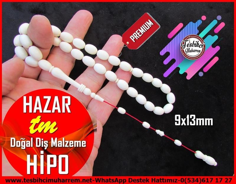 Fildişi TesbihlerTM12580Tespih Hipo Beyzi Kesim Doğal Malzeme Hazar TesbihTespih Hipo Beyzi Kesim Doğal Malzeme Hazar Tesbih