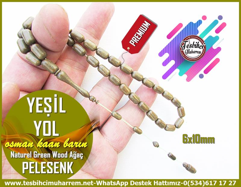 Pelesenk Ağacı TesbihlerTM12641Tespih Şaft Pelesenk Minimal Bürokrat Boy Kapsül Kesim Premium Yeşil Yol Tesbih Tespih Şaft Pelesenk Minimal Bürokrat Boy Kapsül Kesim Premium Yeşil Yol Tesbih 