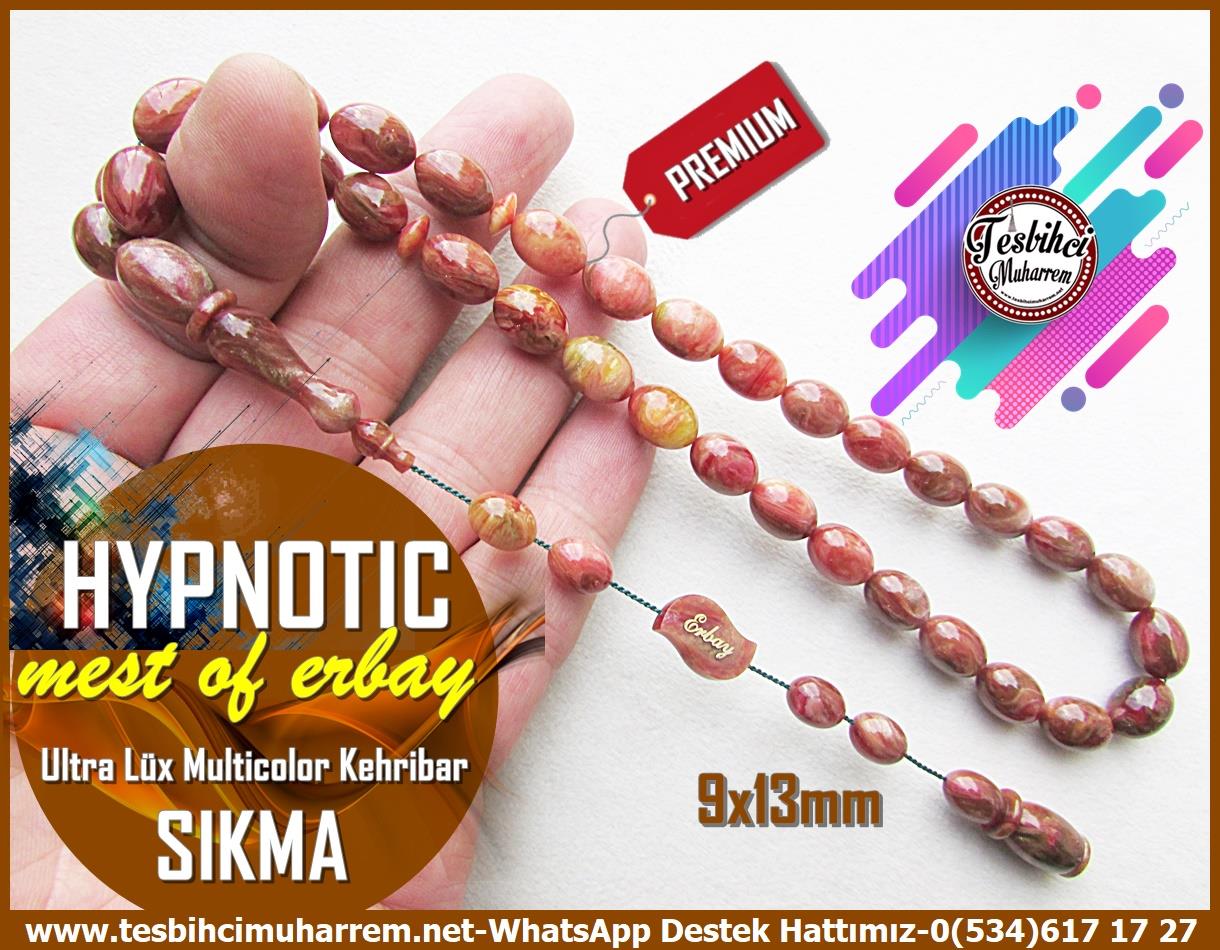 Siyah Kehribar TesbihlerTM12836Tespih Ultra Lüx Multicolor Yaldızlı Sıkma Kehribar Hypnotic Tesbih Tespih Ultra Lüx Multicolor Yaldızlı Sıkma Kehribar Hypnotic Tesbih 