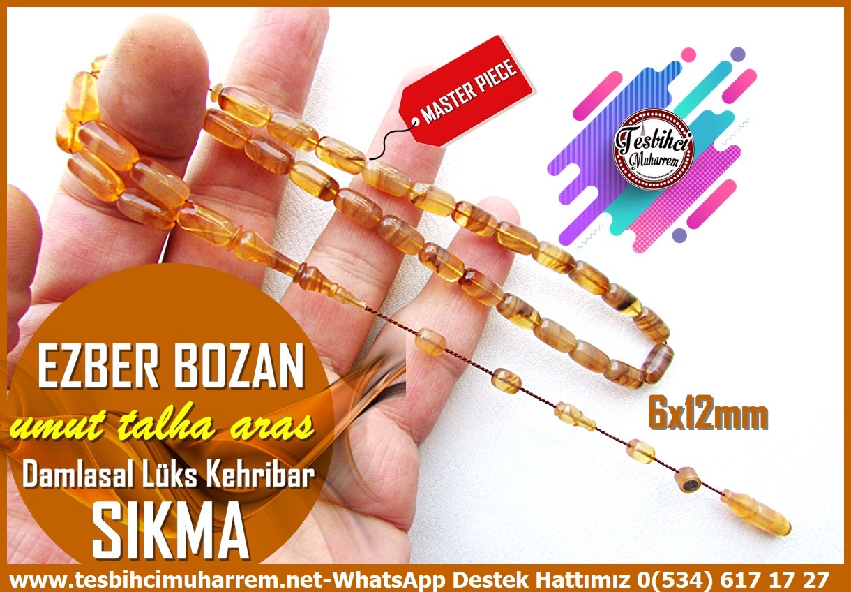 Hareli Kahve Kehribar TesbihlerTM14522Umut Talha Aras Usta İmzalı Sıkma Kehribar Tesbih I Tirbüşonsal Kapsül Model Benim Yerimede Sev TesbihUmut Talha Aras Usta İmzalı Sıkma Kehribar Tesbih I Damlasal Kapsül Model Ezberbozan Tesbih