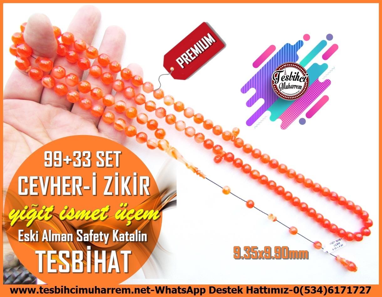 99luk Dua Ve Namaz TesbihatlarıTM13866Yiğit İsmet Üçem Usta El İşçiliği İkili Tespih Seti | Premium Katalin, Eski Alman Malzeme, Gömme Kutulu “Cevheri Zikir” Tesbih Tespih Premium Katalin l Eski Alman Özel Gömme Kutulu 33+99 Set Cevheri Zikir Tesbih