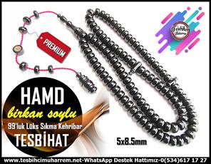 99luk Dua Ve Namaz TesbihatlarıTM13822 Seyyit Babaeski Usta İşçiliği ile Hazırlanan “Berekallah” Tesbih | 99'luk Ateş Kehribar, Kırmızı Renk, Küre Model, Gümüş Püskül TesbihTespih 99'luk Sıkma Kehribar l  Jaguar Siyah Mısır Kesim Hamd Dua Tesbihatı 