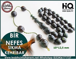 SIKMA KEHRİBAR TESBİH 10*12,5 mm BİR NEFES