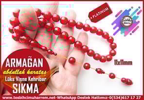 Bordo Kehribar TesbihlerTM14135Abdullah Karataş Usta Tornası Sıkma Kehribar Tesbih – Lüks Çubuk, Vişne Renk, Basık Küre Kesim, Armağan Model Tespih Tespih Sıkma Kehribar I Lüks Çubuk Vişne Basık Küre Armağan Tesbih