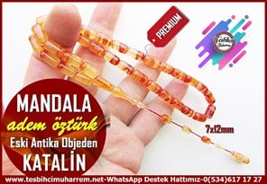 Katalin Ve Bağa TesbihlerTM14257Adem Öztürk Usta’dan Antika Mandal Objeden Katalin Tespih | Limited Edition | Üst Düzey Çalışma | Kapsül Kesim Mandala TesbihAntika Objeden Tespih I Limited Edition Üst Düzey Çalışma Kapsül Kesim Mandala Tesbih 