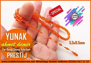 Hareli Kahve Kehribar TesbihlerTM14866Ahmet Demir Usta İmzalı Zar Turuncusu Prestij Lüks Sıkma Kehribar Tesbih I Özel Tasarım Silindir Kesim Yunak Tesbih Zar Turuncusu Prestij Lüks Sıkma Kehribar Tesbih I Özel Tasarım Silindir Kesim Yunak Tesbih 