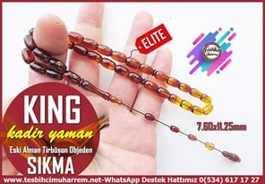 Orjinal Eski Alman Kehribar TesbihlerTM14407Anıl Demir Usta İşçilikli Habbeden Osmanlı Sıkma Kehribar Tespih I Limited Edition Dik Kesme Nacizane TesbihEski Alman Tirbüşon Sıkma Kehribar Tespih I Kırık Badem Kesim Özel Çalışma King Tesbih
