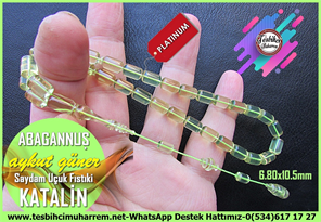 Katalin Ve Bağa TesbihlerTM14174Aykut Güner Usta İşçilikli Tespih Katalin I Saydan Uçuk Fıstık Yeşil Kapsül Kesim Abagannuş TesbihTespih Katalin I Saydan Uçuk Fıstık Yeşil Kapsül Kesim Abagannuş Tesbih 