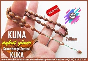 Kuka Ağacı TesbihlerTM14330Aykut Güner Usta Tornası Tespih Kuka I Sertifikalı Özel Ağaç Kutusunda Beyzi Kesim Tahtacı TesbihNaturel Kuka Tespih I Narçıl İle Kuka Sentezi Özel Tasarım Kuna Tesbih