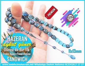 Katalin Ve Bağa TesbihlerTM13934Aykut Güner Usta Tornası Tespih |Sandwich I Multicolor Amboyna Wood Fenol Reçine Türkiye'de Bir İlk Stardust TesbihTespih Sandwich I Dünyada Bir İlk İroko Ağacı Fıçı Stardust Hazeran Tesbih